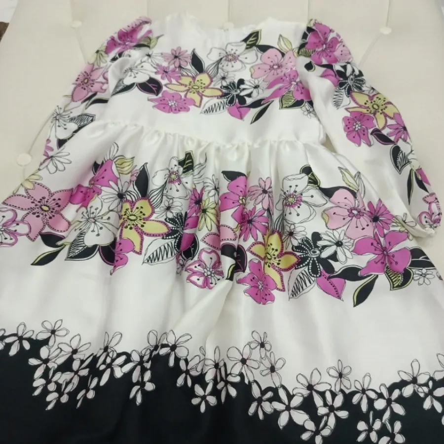 پیراهن ساتن آستردار زیبا