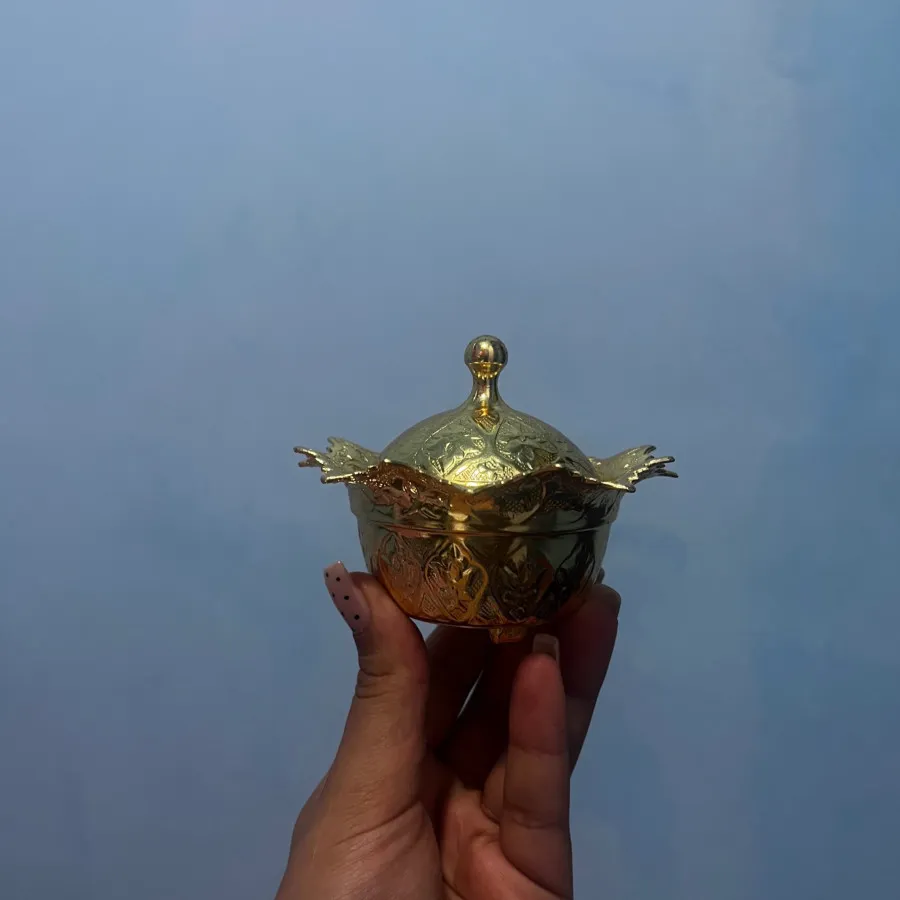 ست سینی استیل و قندان