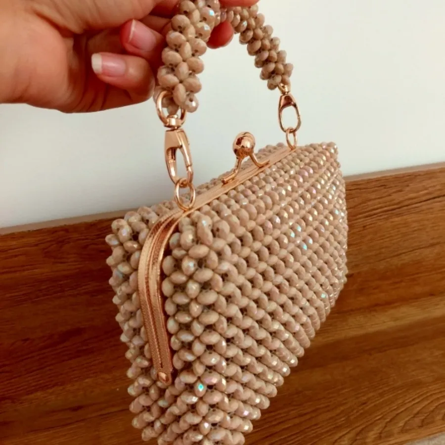 کیف مهره ای مرواریدی