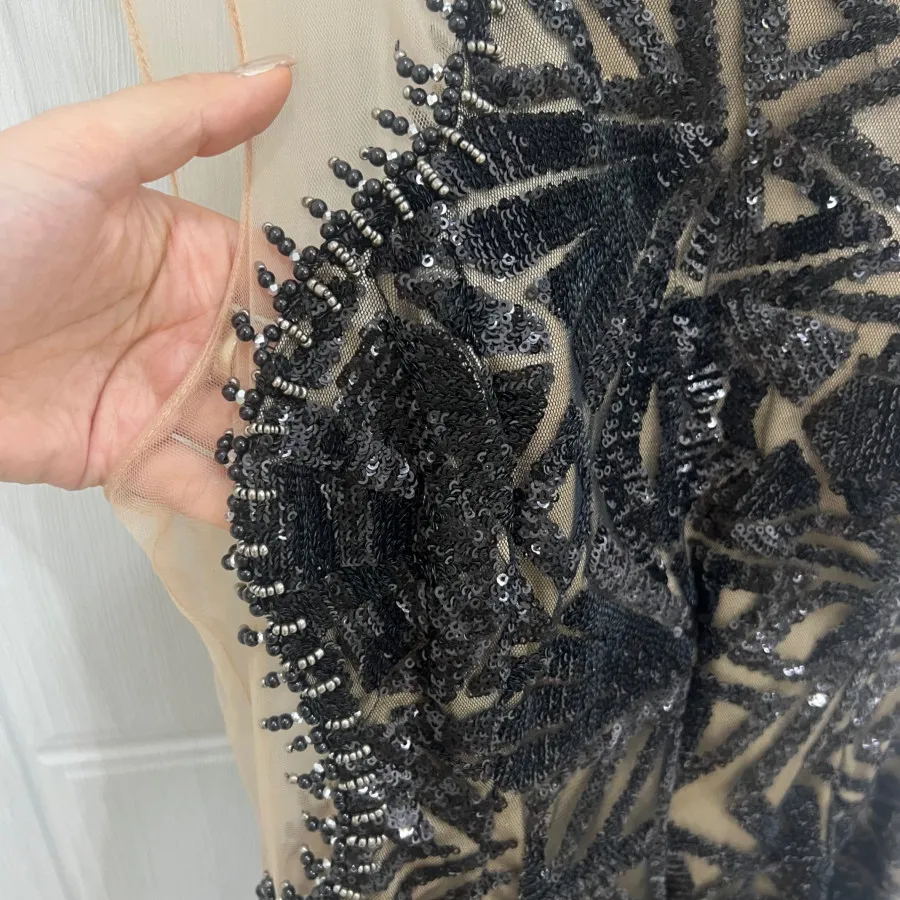 پیراهن مجلسی کار شده ترک