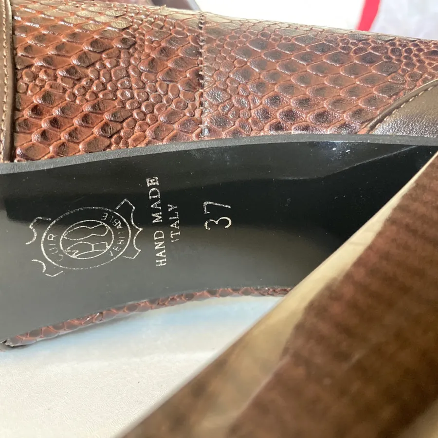 کفش چرم پاشنه بلندELEN