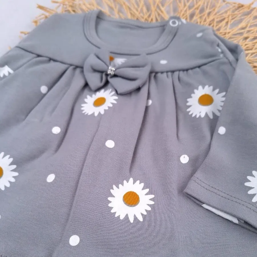 بلوز شلوار گل بابونه پاپی