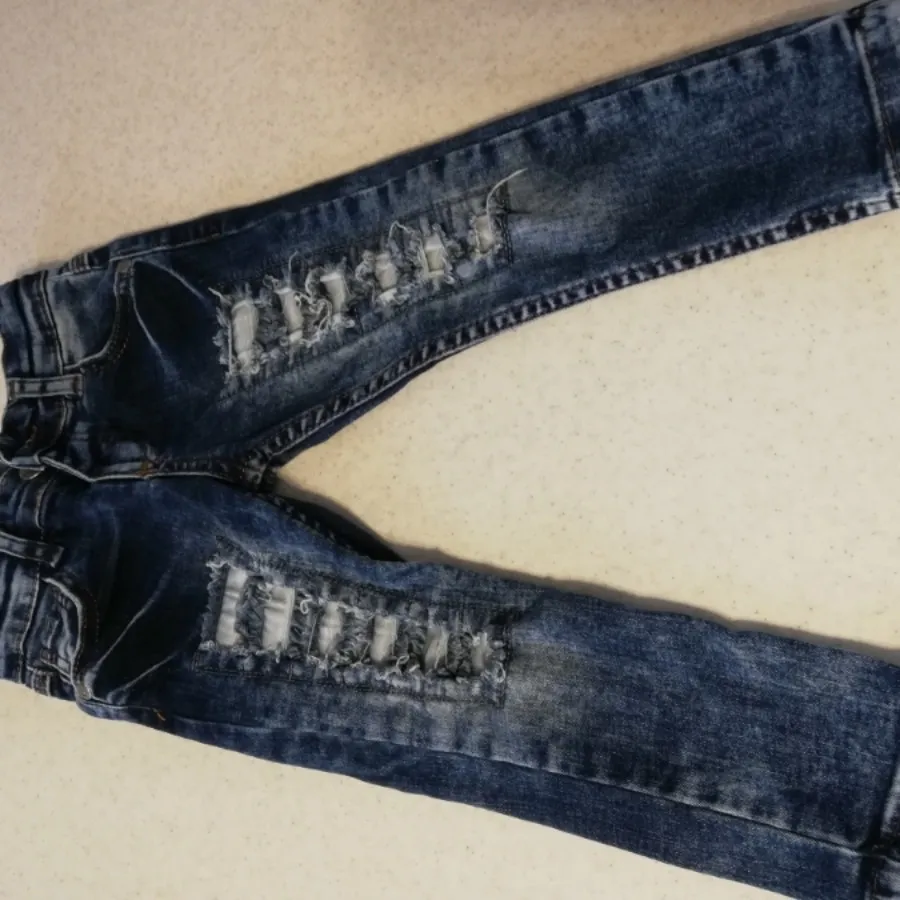 شلوار جین خارجی زاپدار