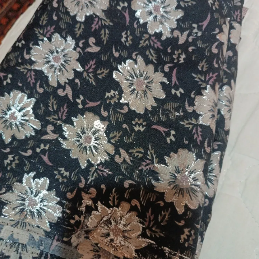 پارچه چادر نقره کوب