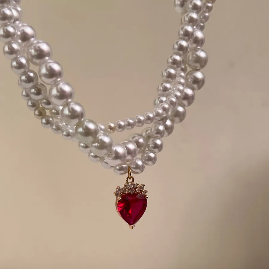 گردنبند مروارید بافت