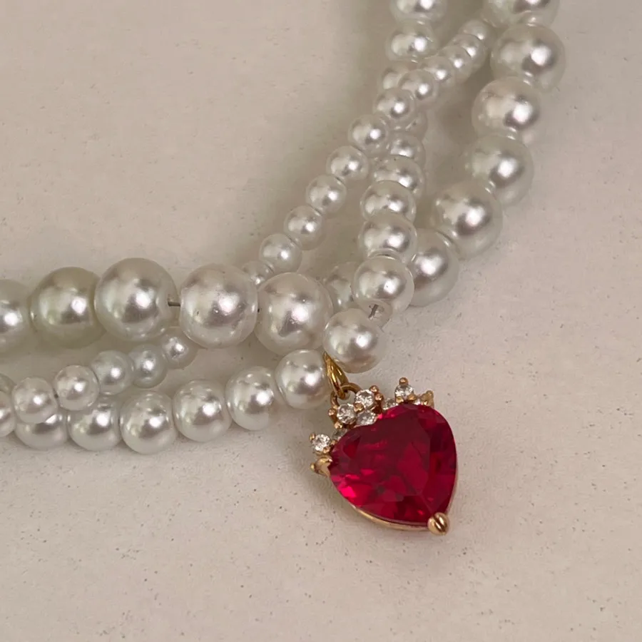 گردنبند مروارید بافت