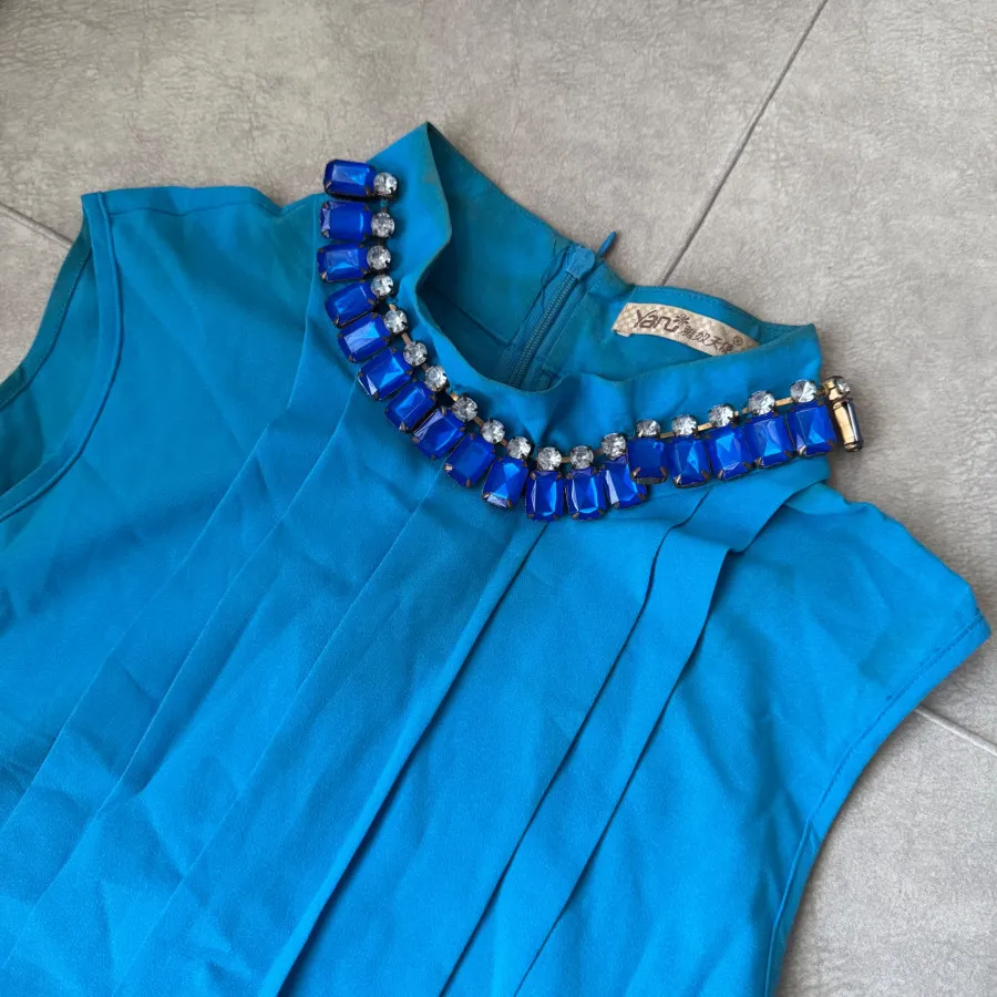 بولیز تاپ آبی مجلسی