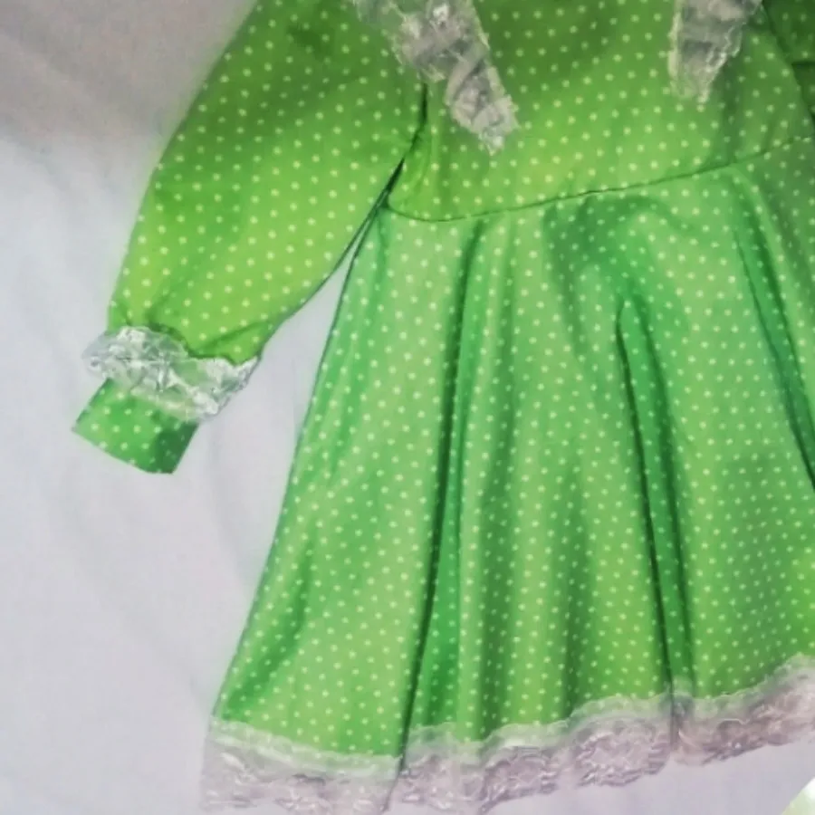 پیراهن دخترانه خال خالی