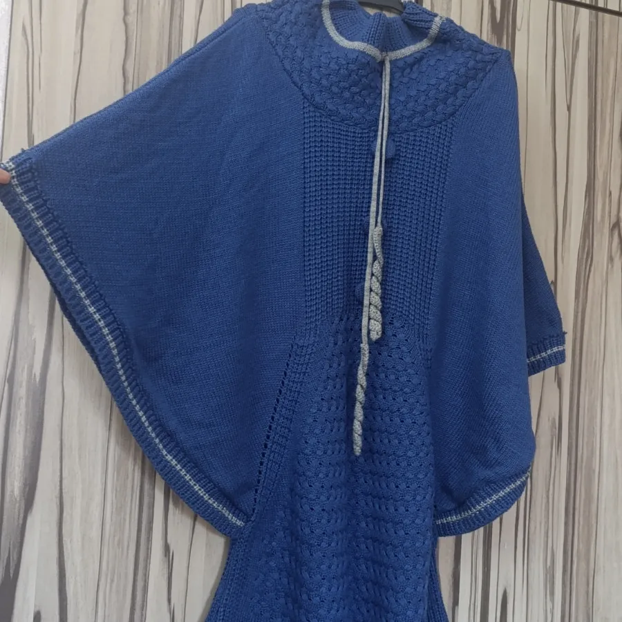 پانچو بافت پاییزه