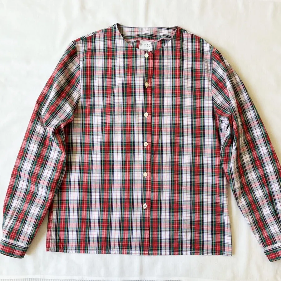 شومیز چهارخونه کیوت