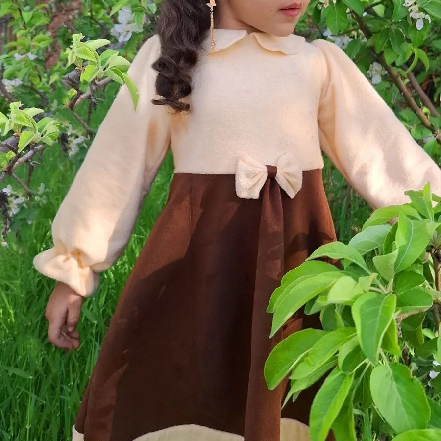 پیراهن دخترانه پاییزی