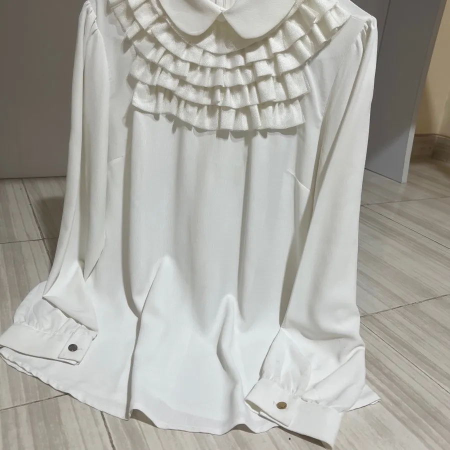 بلوز سایز 42 رنگ شیری