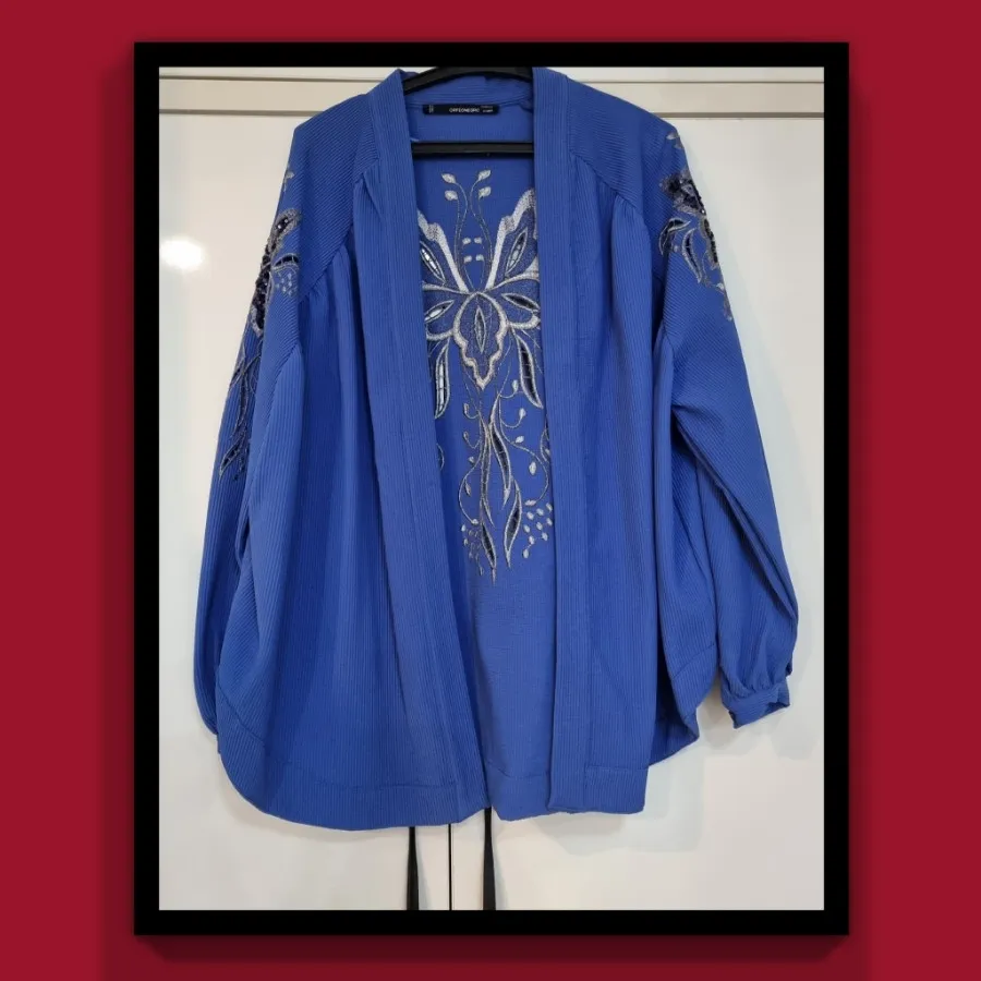 رویه ی لباس گلدوزی