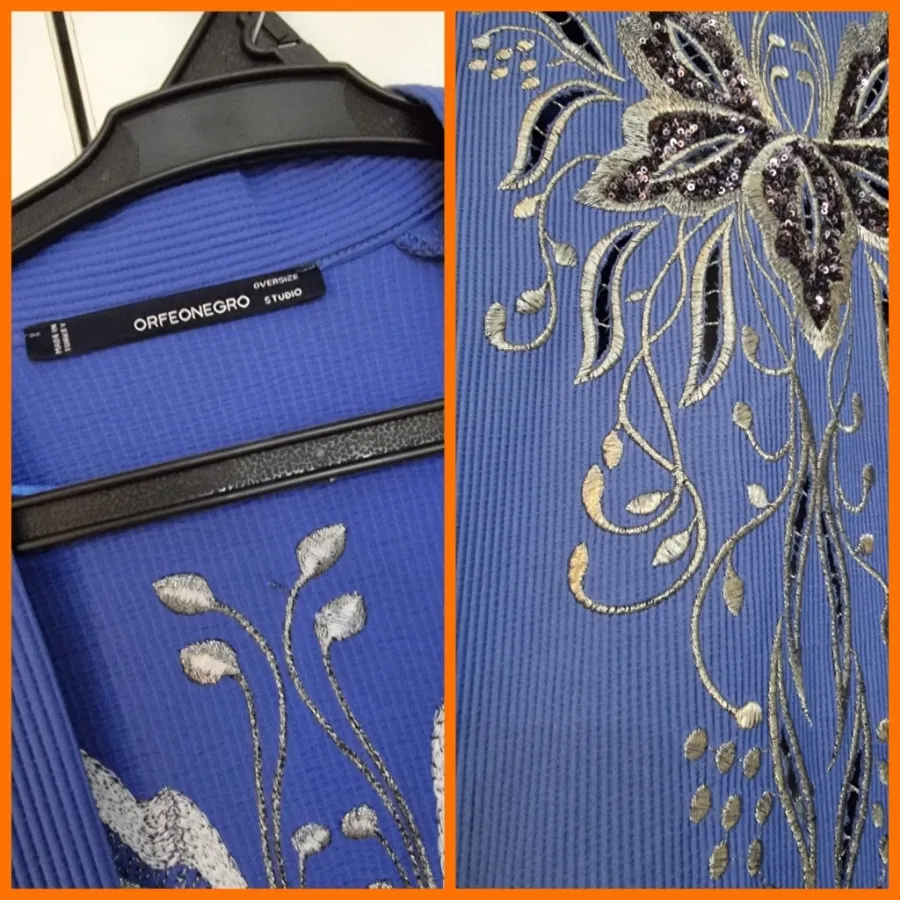 رویه ی لباس گلدوزی