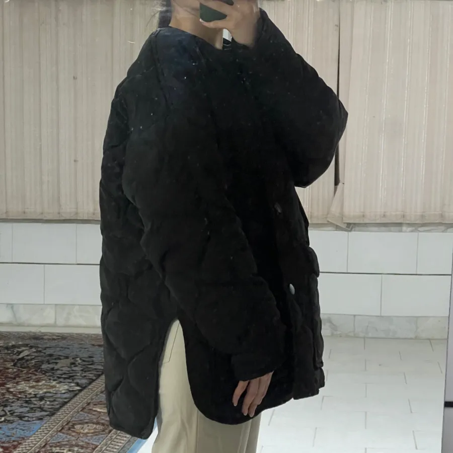 کاپشن مشکی عروسکی گنده