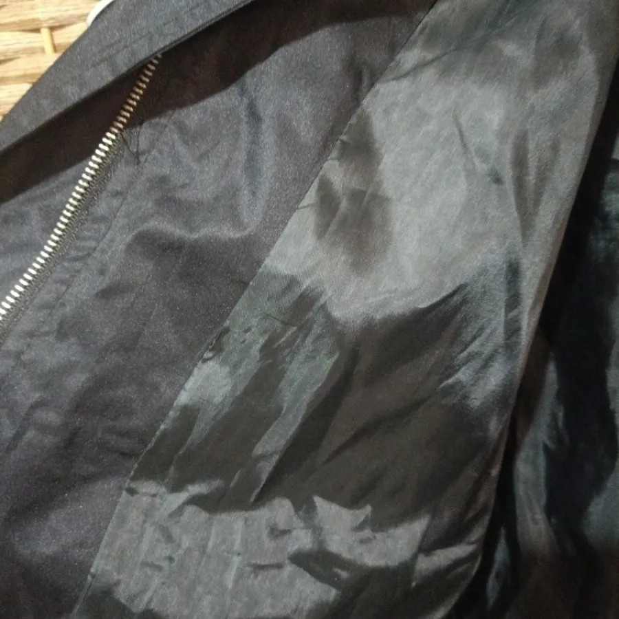 بارانی زرد مشکی آستر دار