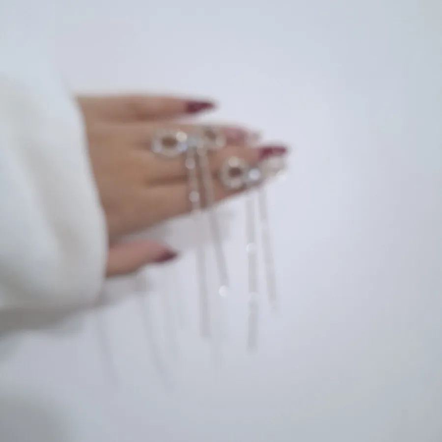 گوشواره پاپیونی نگینی