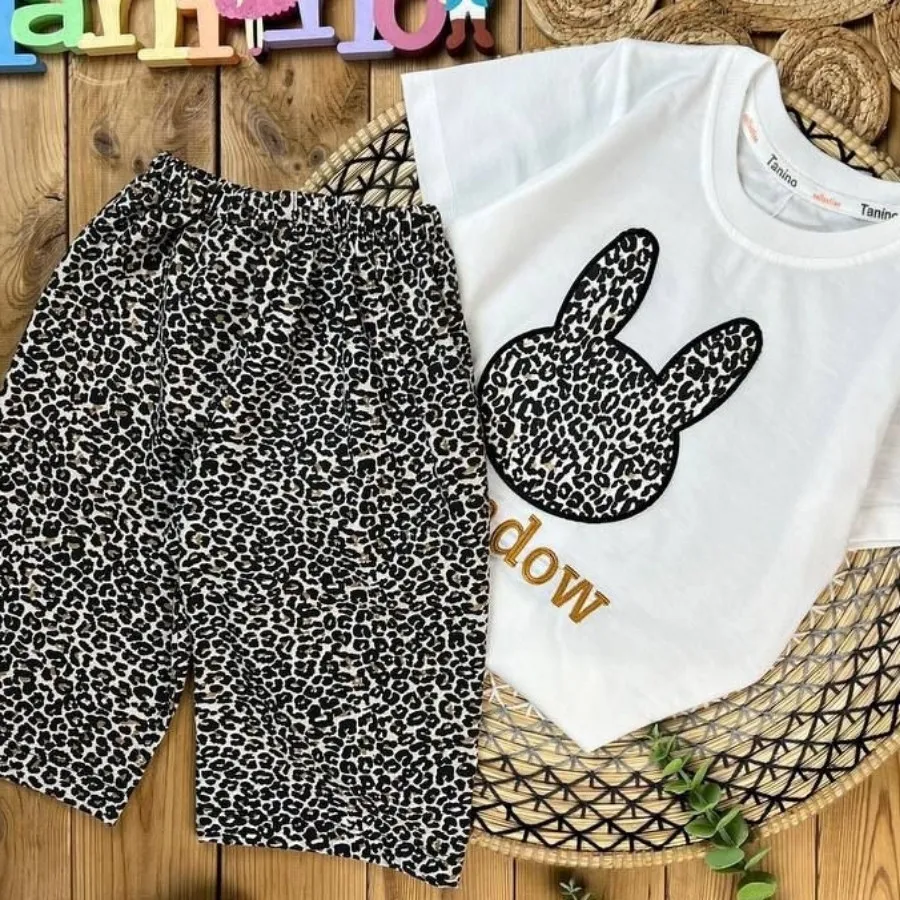 تیشرت شلوارک پلنگی35و40