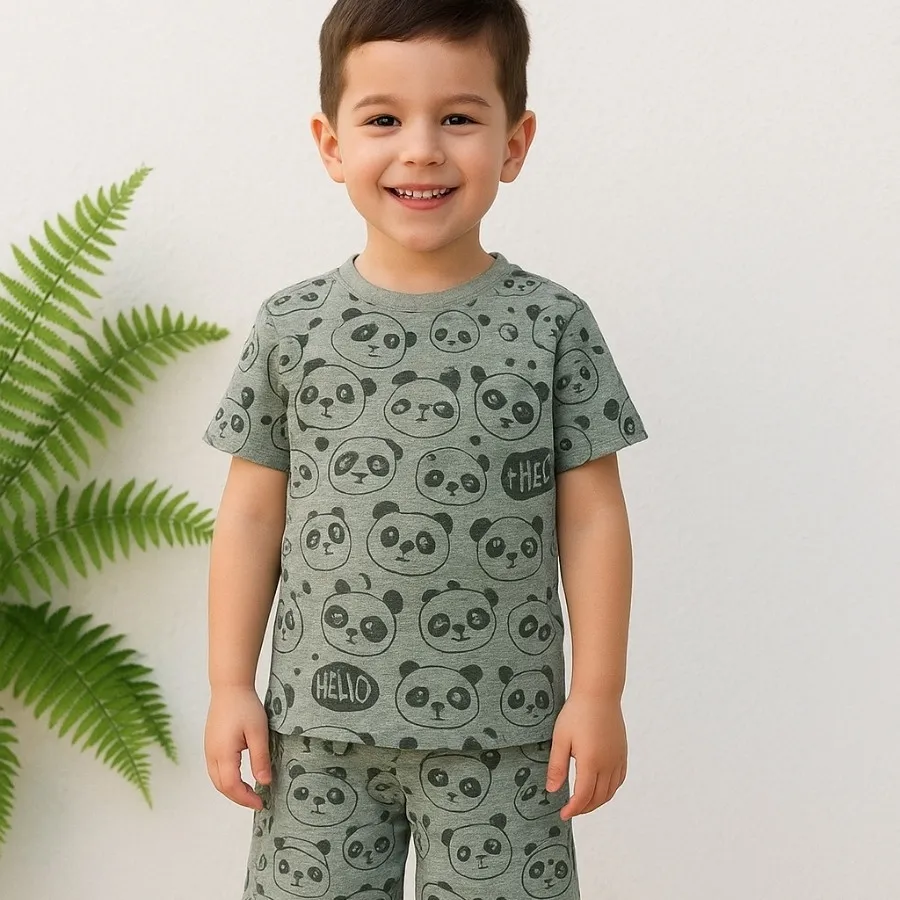 ست حراجی تیشرت شلوارک پسر