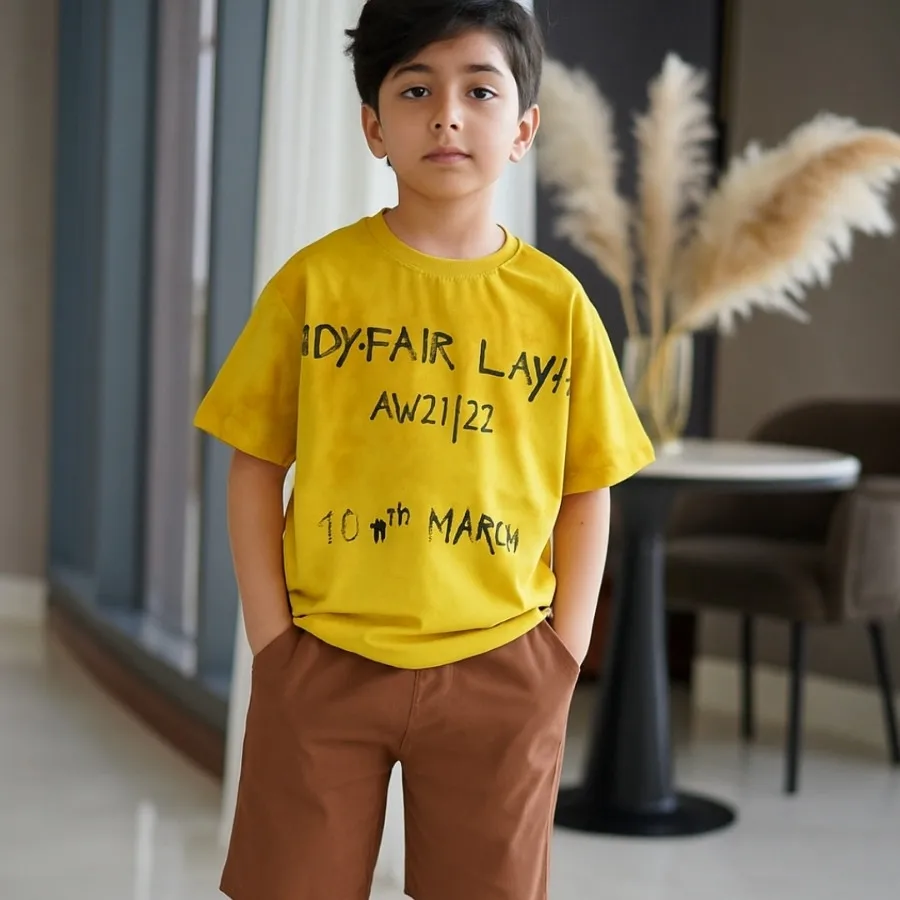 تیشرت شلوارک پسرانه 55و60