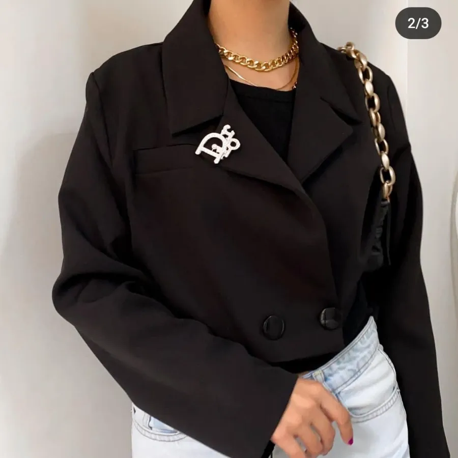 کراپ کت مازراتی مشکی