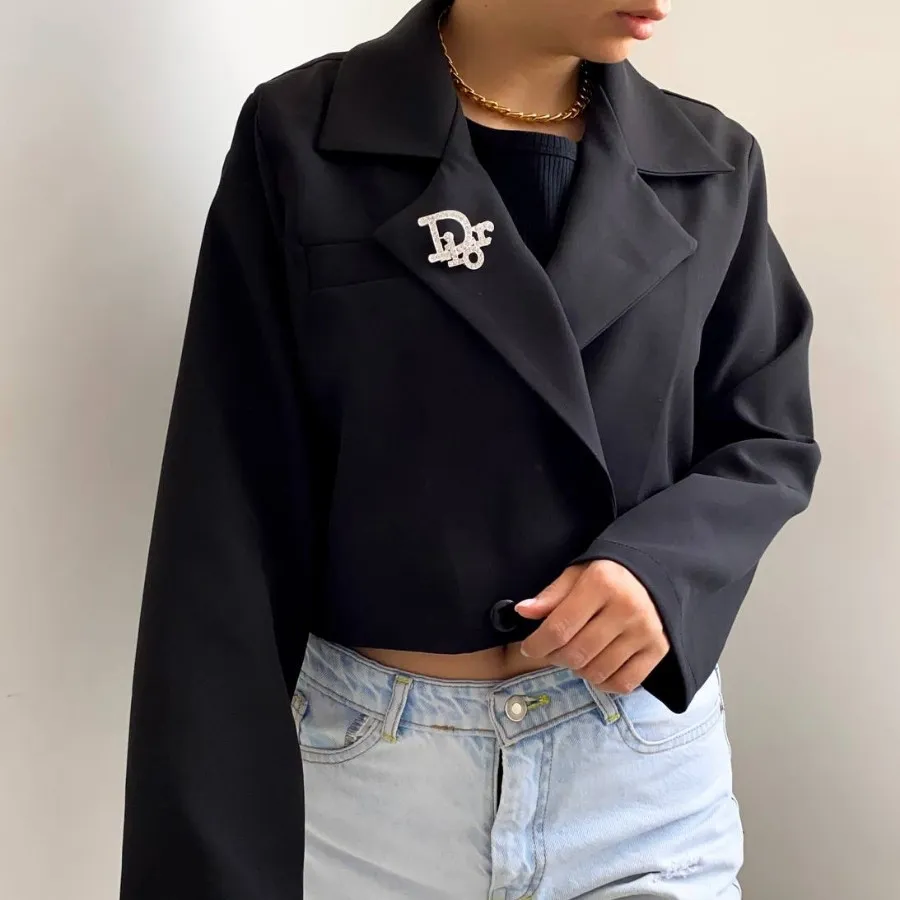 کراپ کت مازراتی مشکی