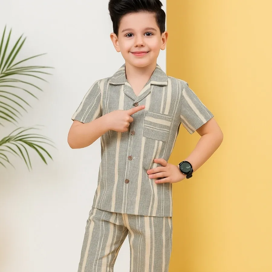 پیراهن و شلوارک بیسکویتی