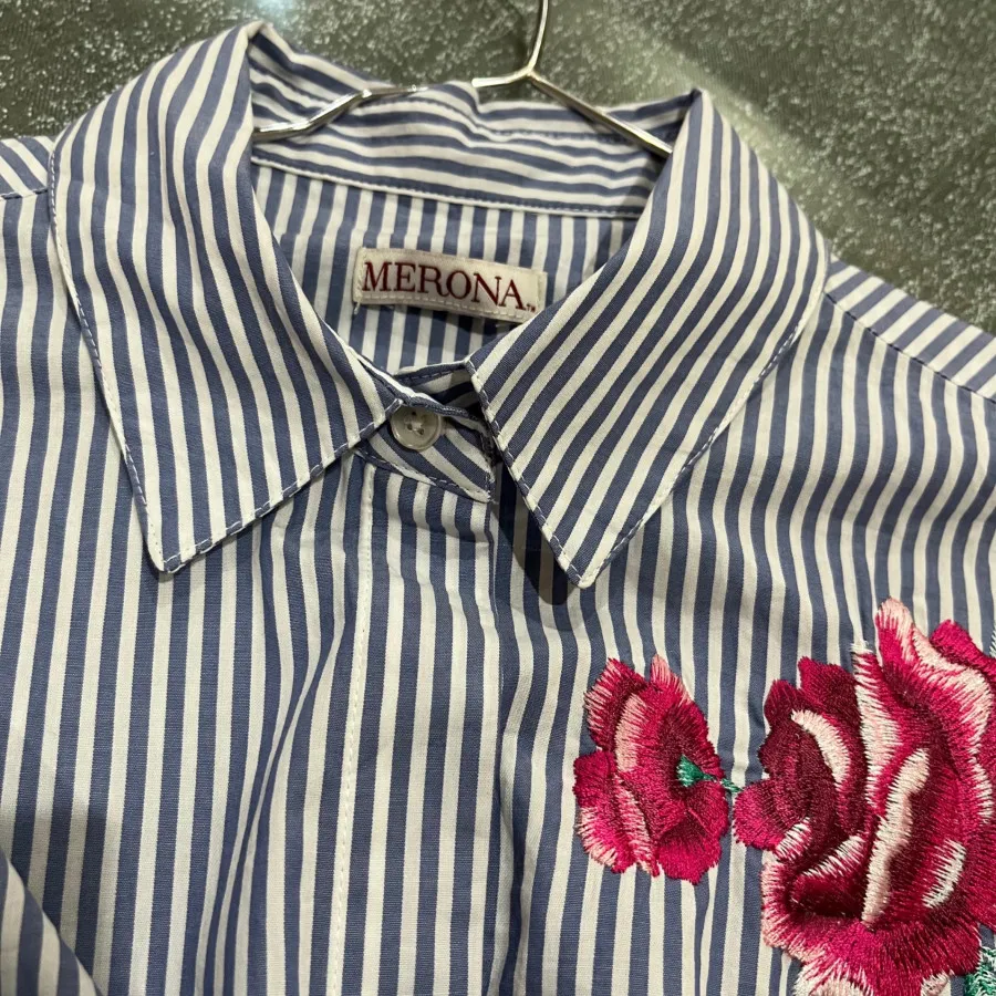 شومیز مانتویی گلدوزی