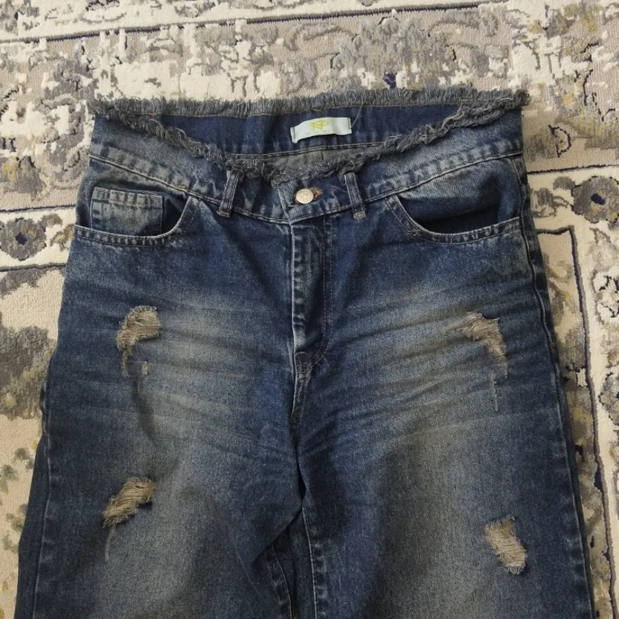 شلوار جین واید لگ یا شافل