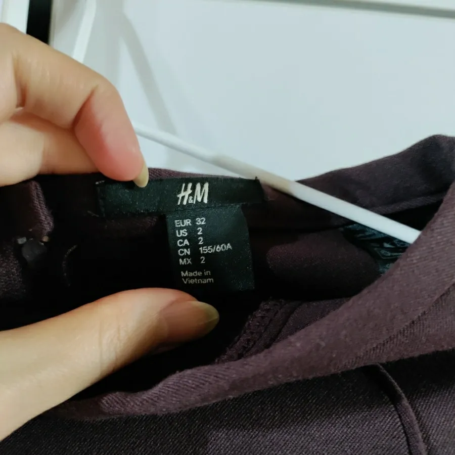 دامن بادمجونی H&M