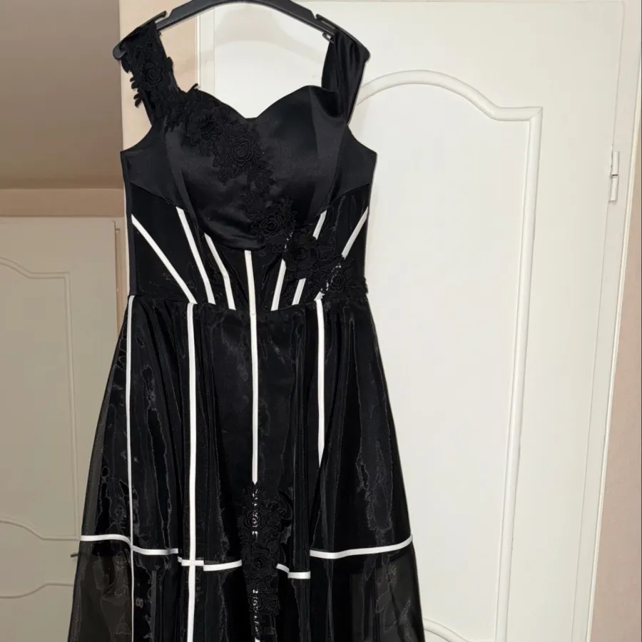 پیراهن شب مشکی