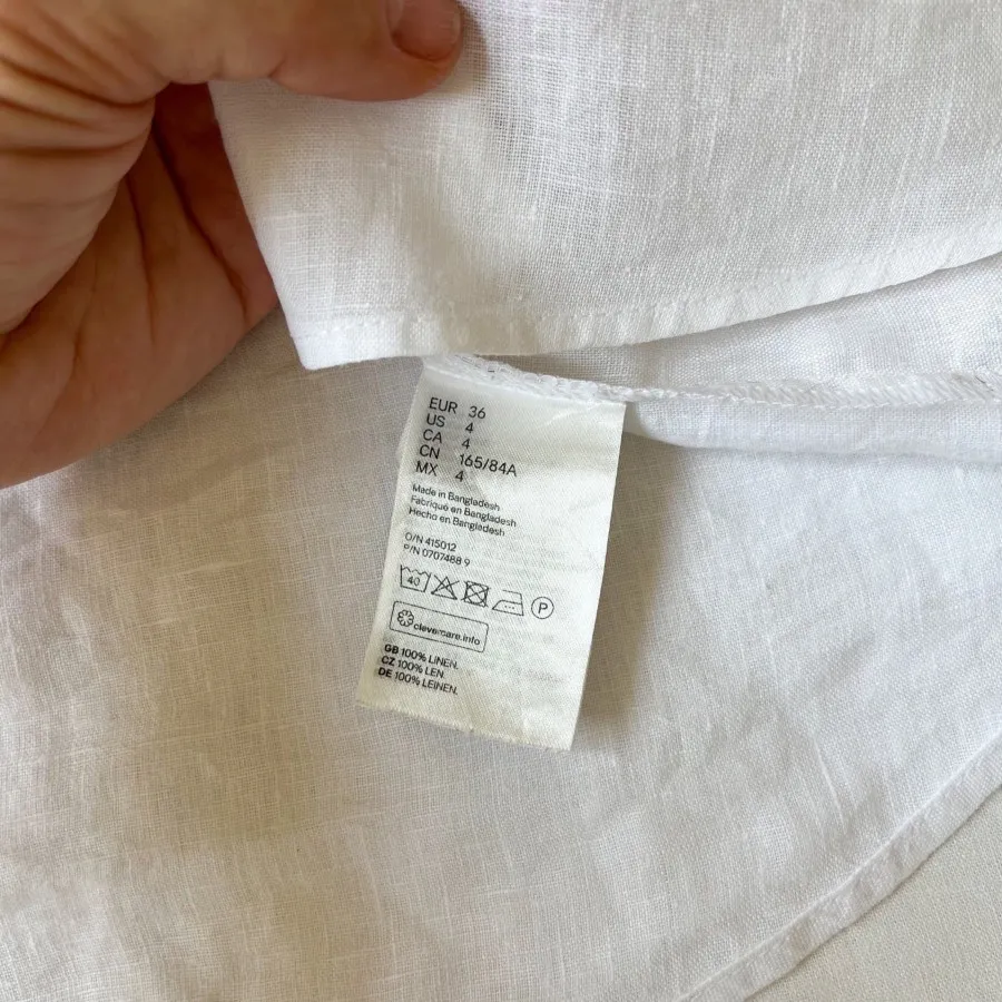 شومیز لینن h&m