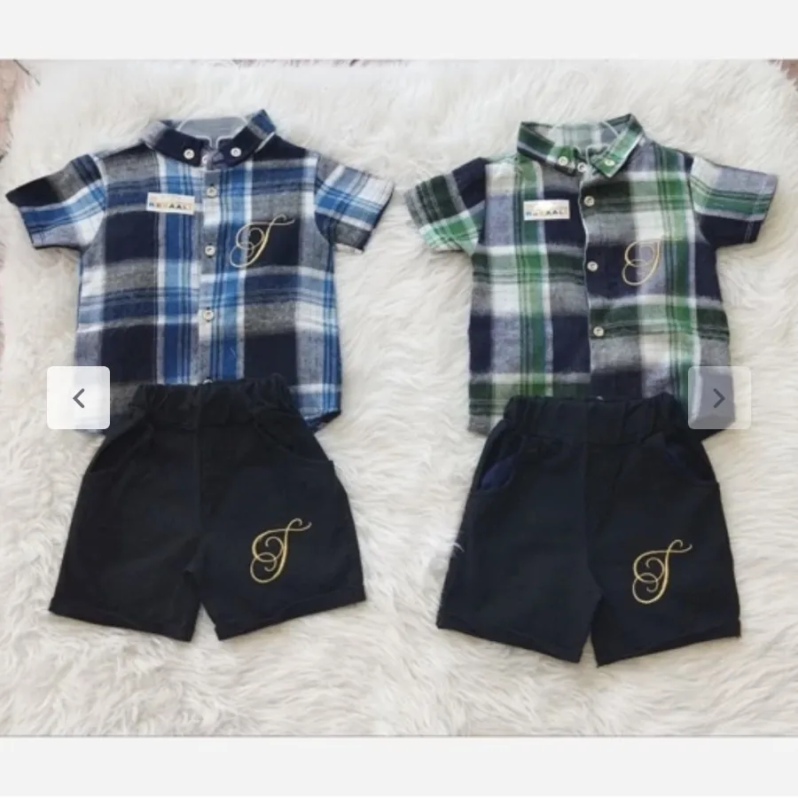 ست بلوز شورتک نوزاد