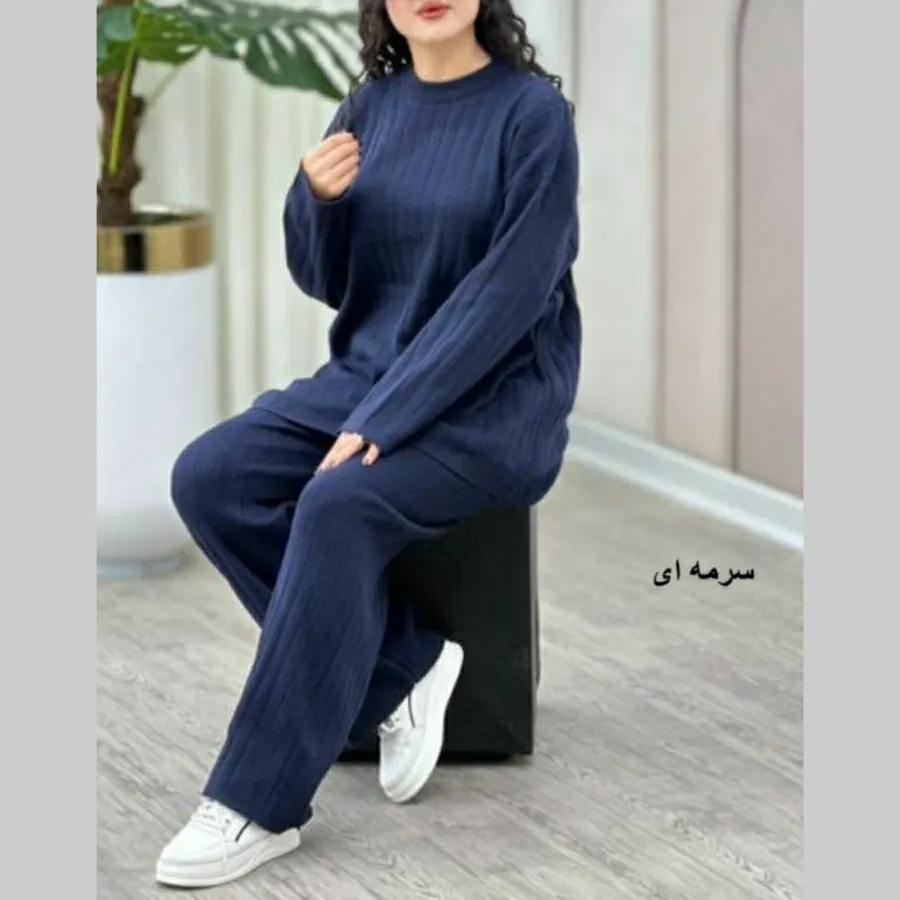 ست بلوز شلوار بافت