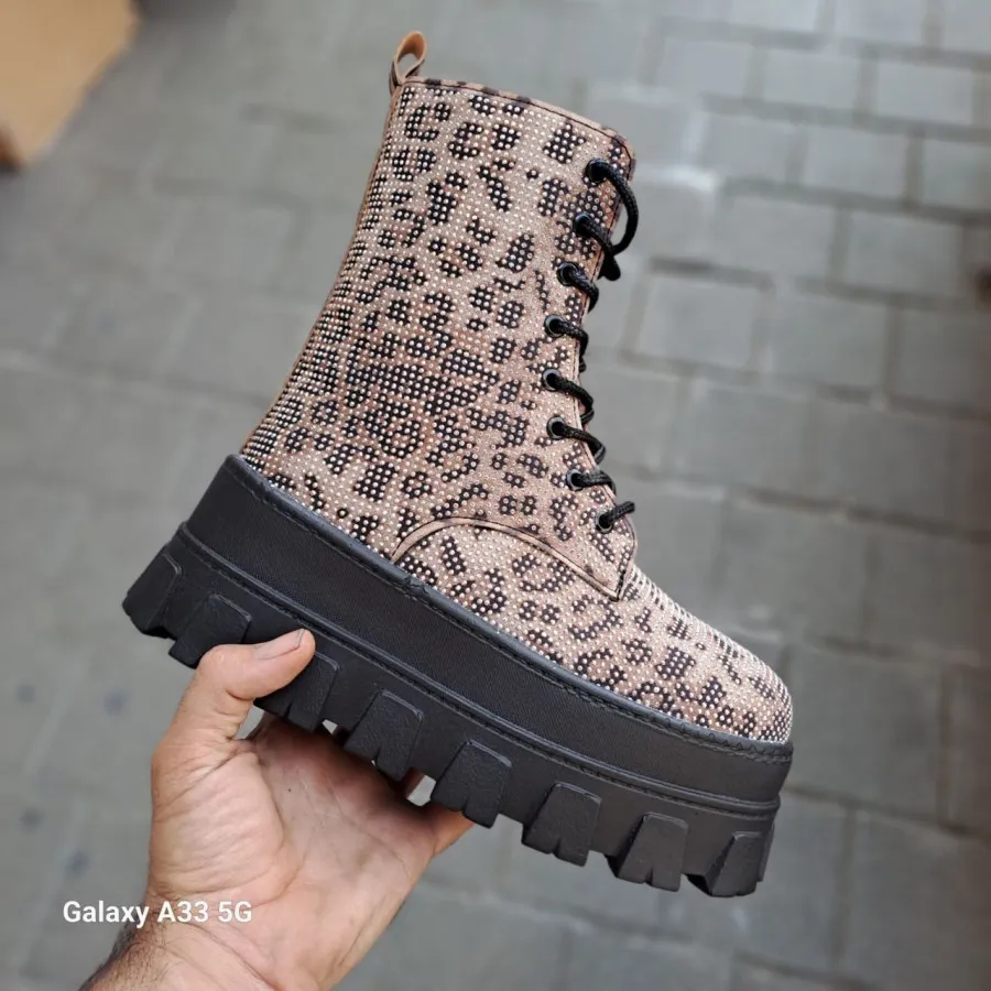 بوت/ پوتین لژدار نگینی