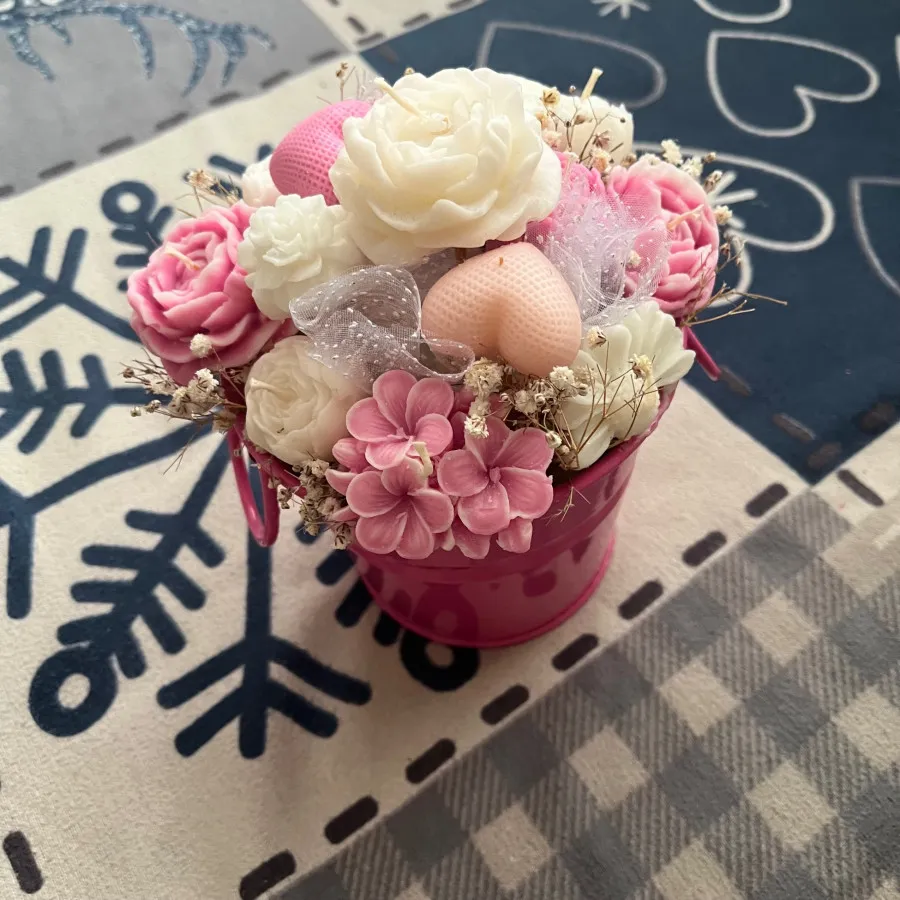 باکس گل شمع