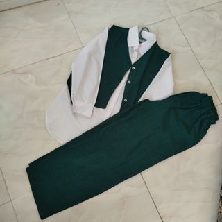 ست مانتو و جلیقه و شلوار