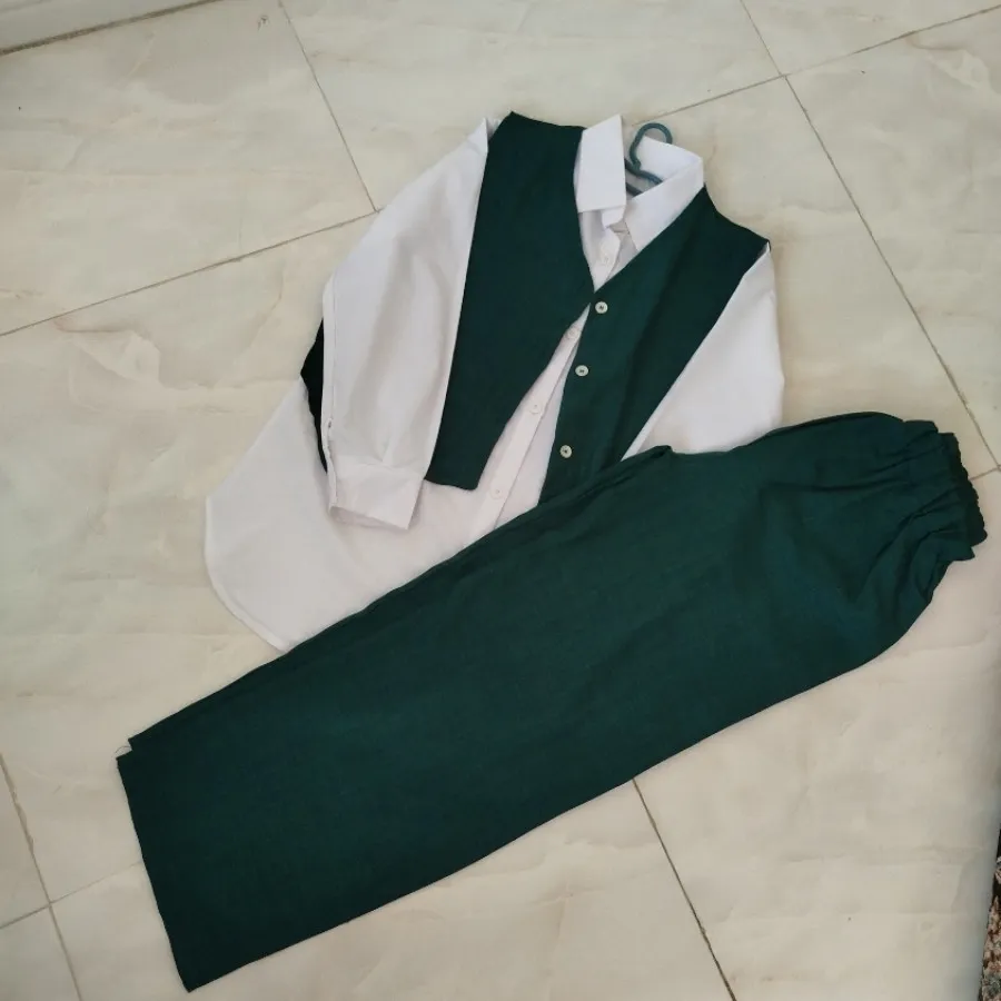 ست مانتو و جلیقه و شلوار