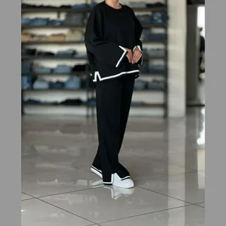 ست بلوز شلوار بافت