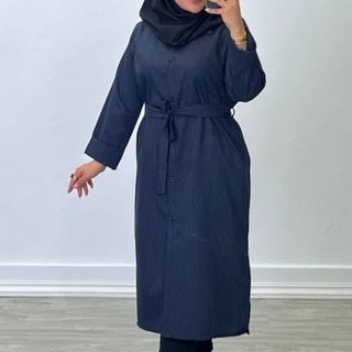 مانتو بلند دانشجویی راه ر