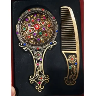 ست آینه و شانه کار شده