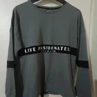 پیراهن استین بلند نخ پنبه