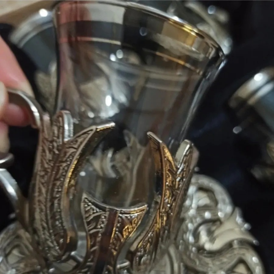 فنجان و نعلبکی برنز ترکیه