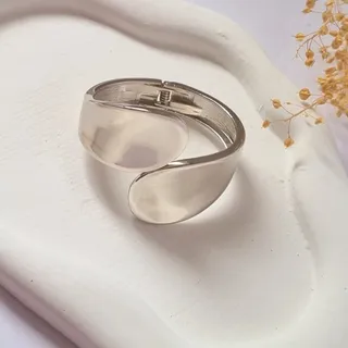 دستبند بنگل زنانه آینه ای