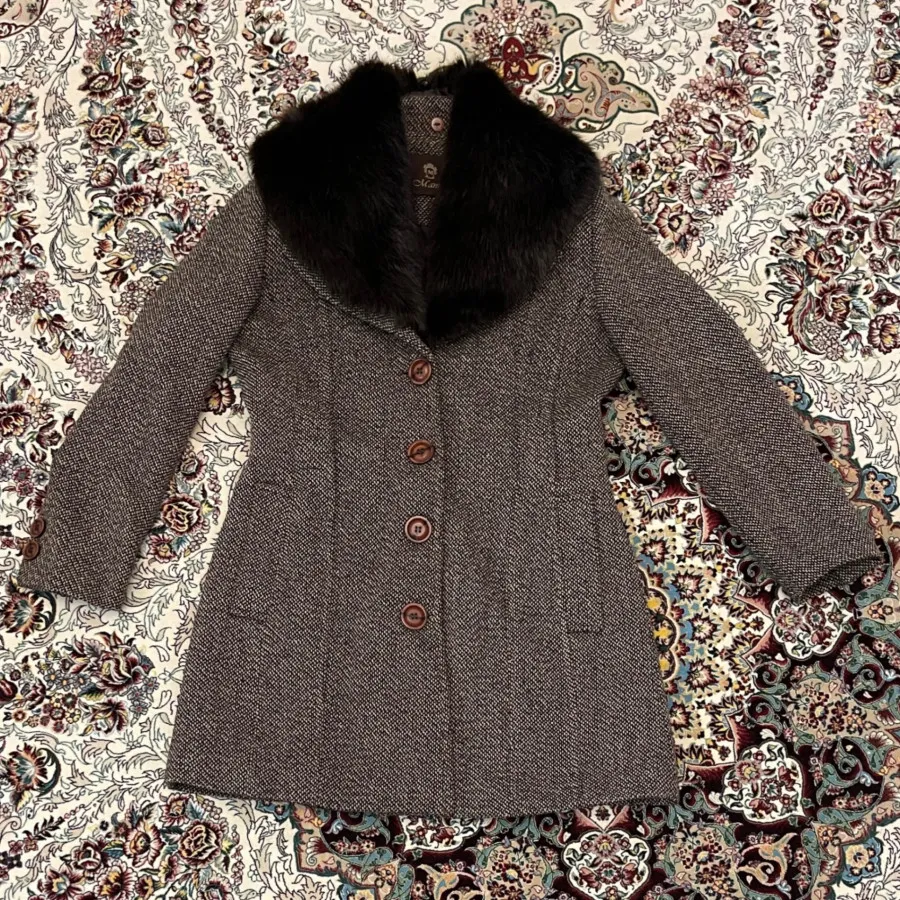 پالتو خزدار قهوه ای