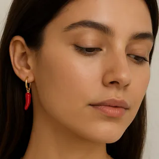 ست گردنبند گوشواره فلفل