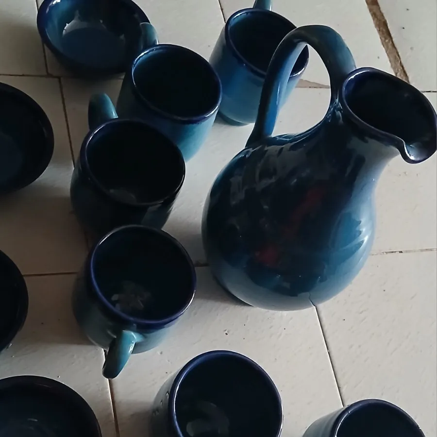 پارچ و لیوان و پیاله سفال