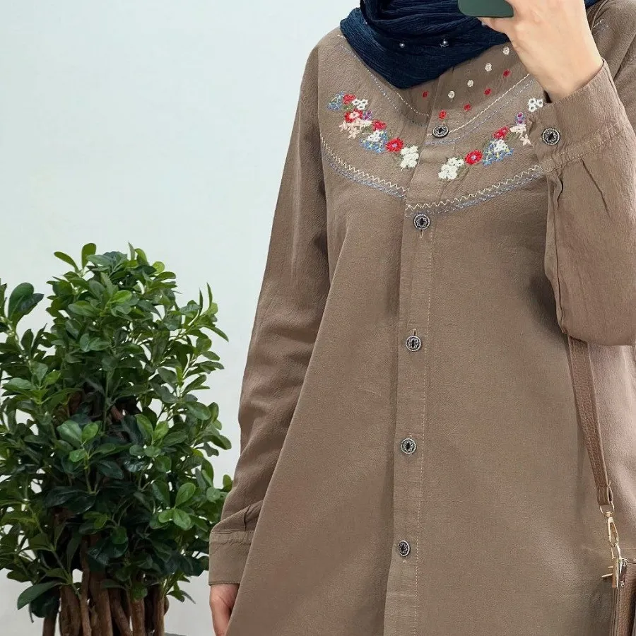 مانتو گلدوزی شیک