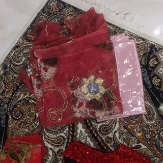 پارچه  کردی سوزن دوزی