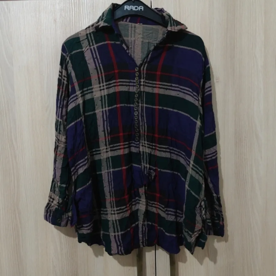 شومیز چهارخانه زنانه